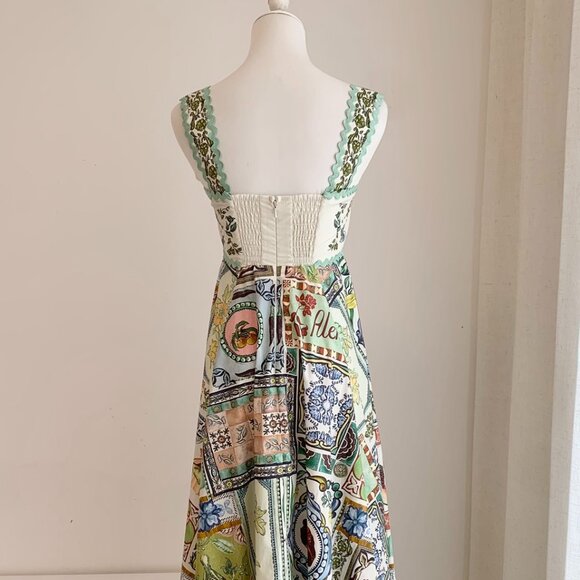 Alemais tommasina summer midi dress - Picture 13 of 15